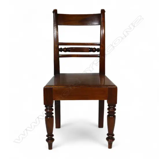 An English c.1850 elm chair,